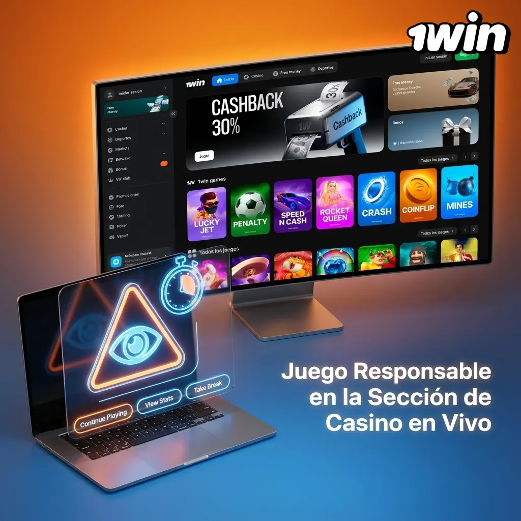 Herramientas de juego responsable en casino en vivo 1win Perú: límites de sesión, depósito y autoexclusión.